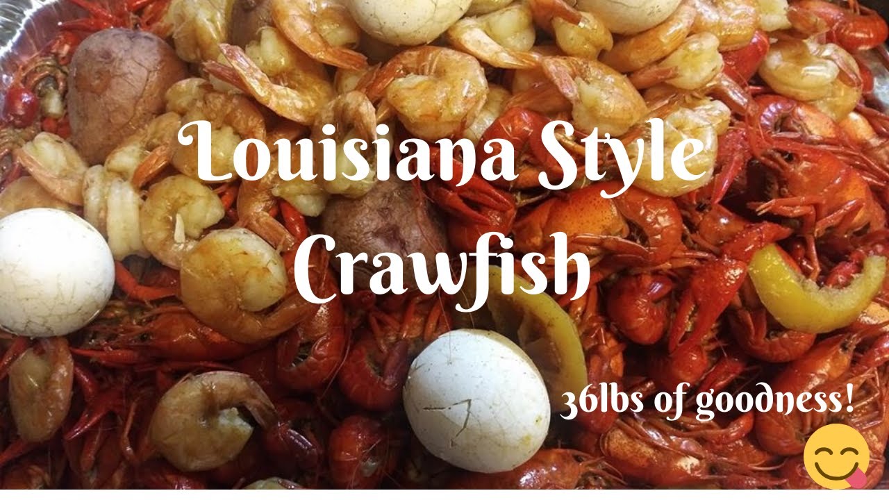 Louisiana Style Crawfish Boil YouTube