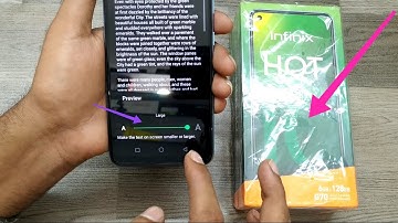 How to Change font size in INFINIX HOT 10|  font on Xos launcher |change the font of your Infinix