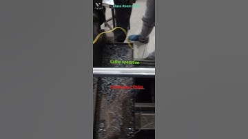 Continuous Chips/continuous chips operation in lathe/types of chips#Shorts video#