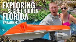 Sea Rover Sea Scooter Test at Rainbow River, Florida