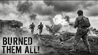 Facing 3 Japanese Bayonets — He Burned Them All in 7 Seconds