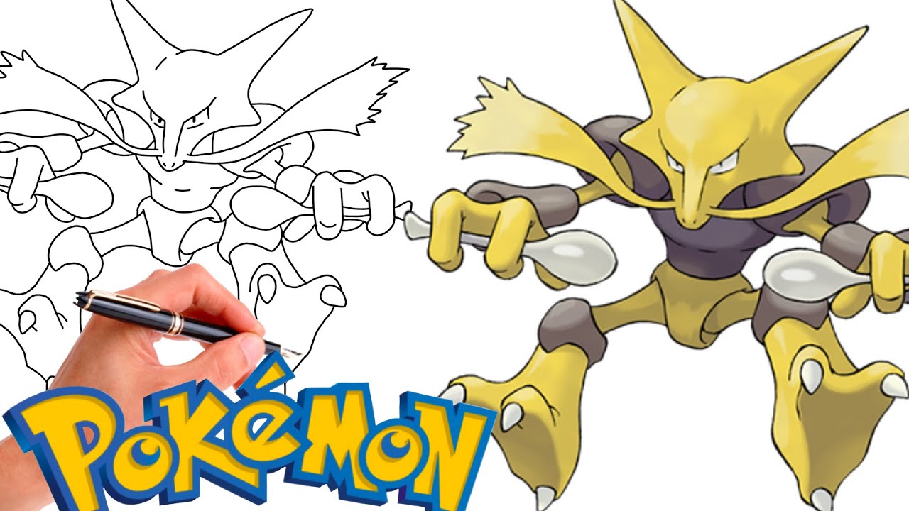 alakazam (pokemon) drawn by simone_mandl