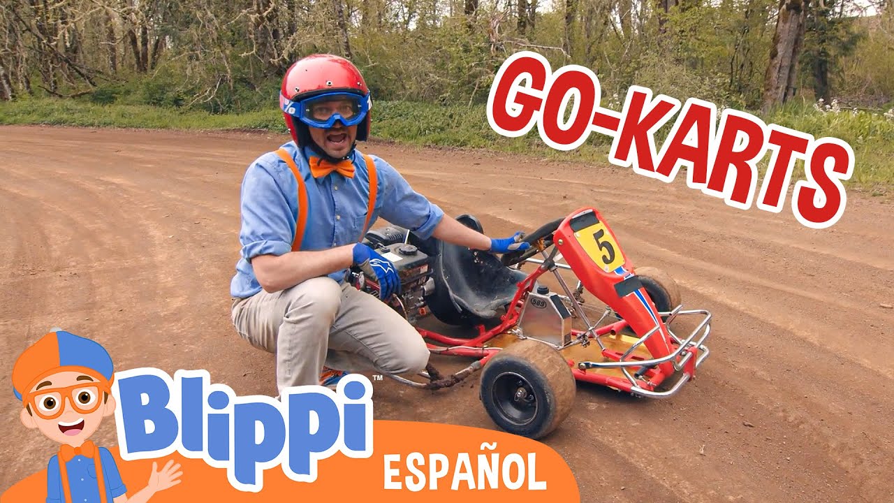Blippi va a la pista de Go-Karts🏎️| Blippi Español | Videos educativos para niños | Aprende y Juega