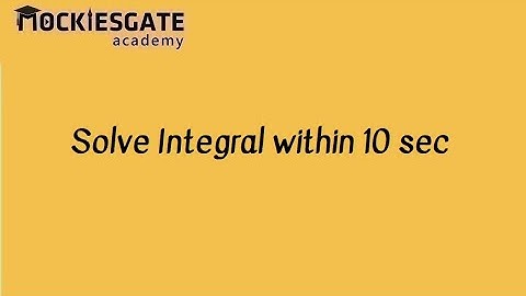 TRB polytechnic Engineering Maths | Integration | Calculus| TRB 2021