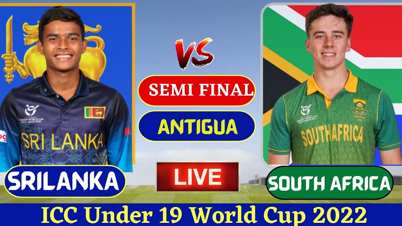 🔴ICC U-19 World Cup Live Sri Lanka U19 vs South Africa U19 Live SL U19 vs SA U19 Live