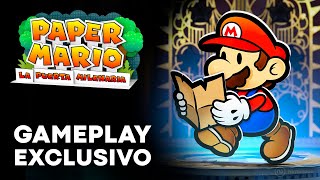 15 Minutos de PAPER MARIO La Puerta Milenaria REMAKE - NUEVO GAMEPLAY Exclusivo 🍄 (Nintendo Switch)