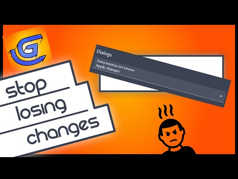 Solve GDevelop Canceling Changes