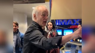 Fan too pushy: "Ghostbusters" star Bill Murray freaks out