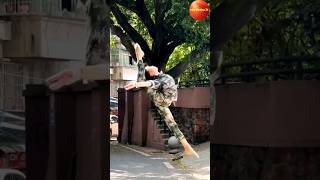 Army Girl Amazing Circus Stant