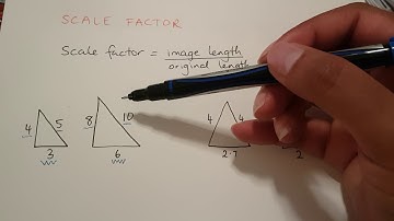 Finding the scale factor for similar triangles