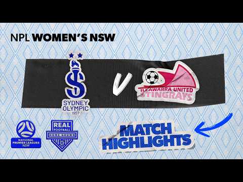 NPL Women's NSW Round 9 Highlights – Sydney Olympic v Illawarra Stingrays — football highlights