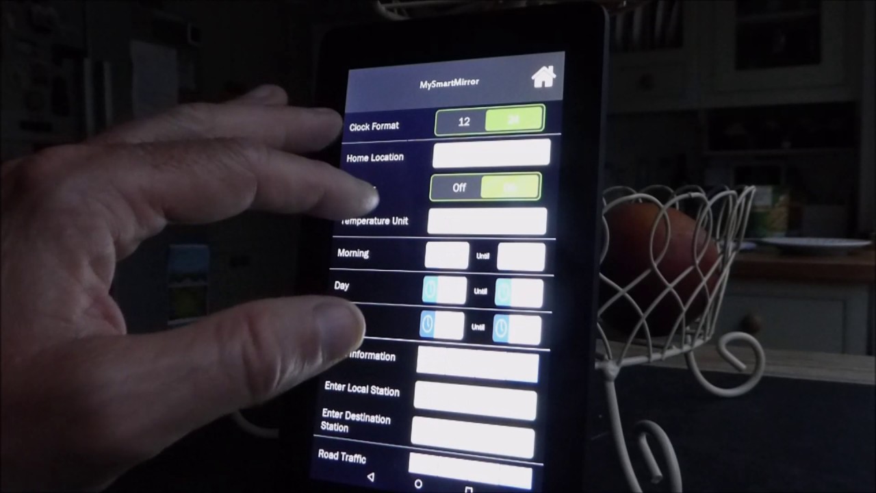 My Smart Mirror software User Instructions YouTube