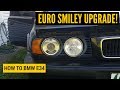 How to Upgrade/Replace your Headlights with Euro Smileys - BMW E34