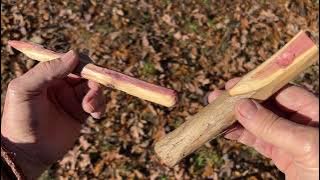 How To Bow Drill Eastern Red Cedar