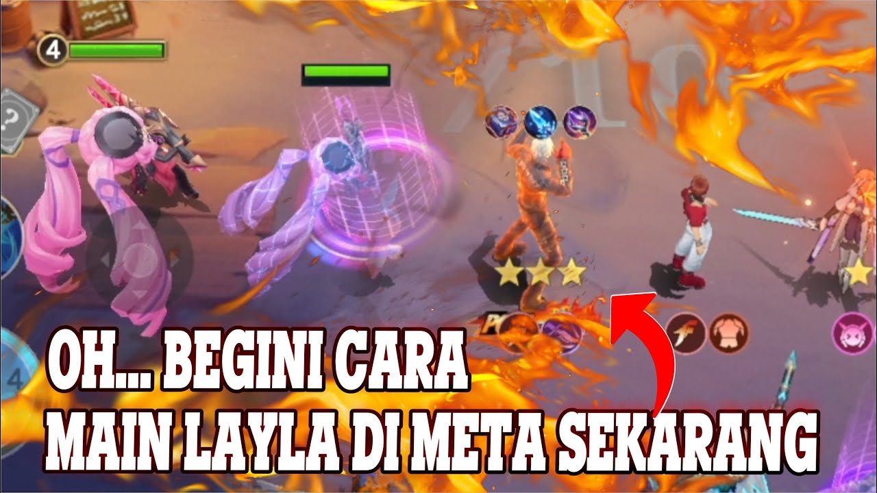 TERNYATA COMMANDER LAYLA MASIH OP BANGET TAPI JARANG YANG MAIN - Magic chess Gogo