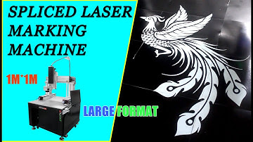 Large format splicing laser marking machine