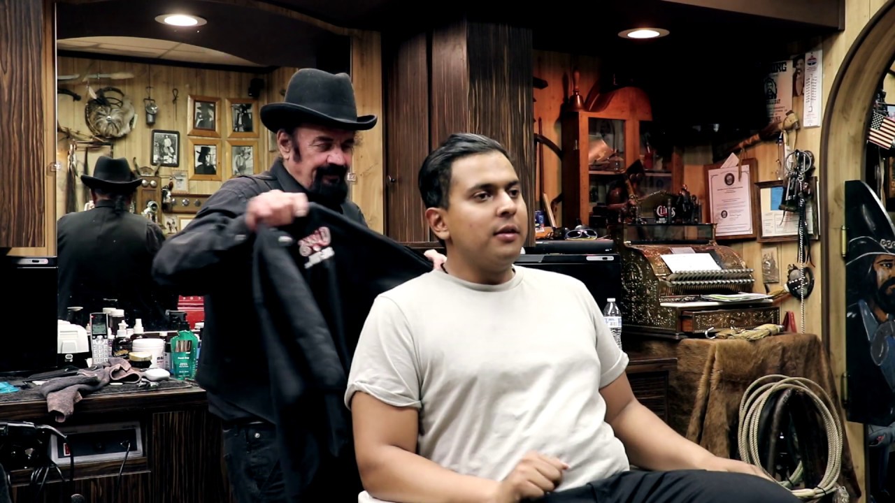 First Haircut Experience — Cliff's Barber Corral, Las Vegas YouTube