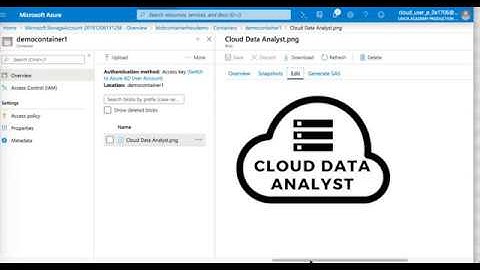 Azure Blob Storage Containers - How to create a storage account and upload files, create folders