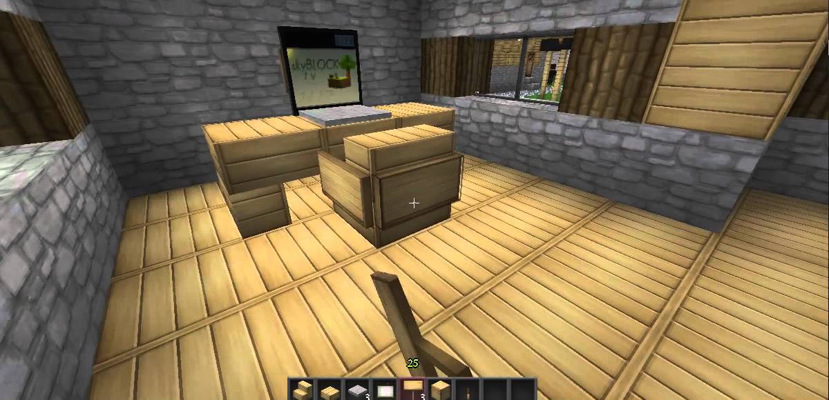 How To Make A Laptop Desk In Minecraft Youtube