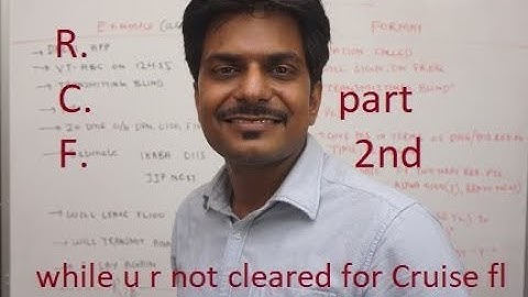 R C F     on take off pathpart2