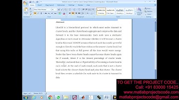 Matlab Source Code for Leach Using K Means Clustering