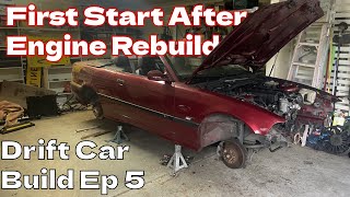 E36 Manual Swap & Rebuilt M50 First Start | e36 Drift Build Ep5