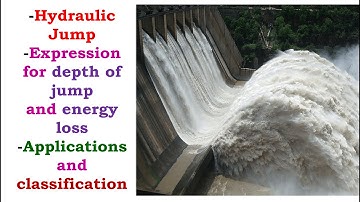 Hydraulic jump (non uniform flow)