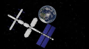 SimpleRockets 2 || Building a MEGA Space Station!!!