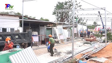 Cưỡng chế thu hồi đất để thực hiện Dự án Mở rộng KDC số 1, đường Việt Bắc, phường Tân Lập, TPTN.