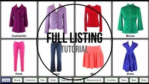 EfficiList - Full Listing Tutorial - The Fast way to list clothes on eBay