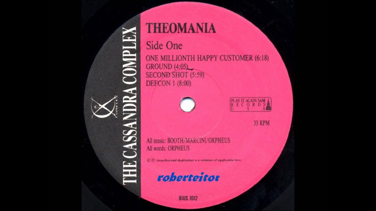 The Cassandra Complex Second Shot 1988 YouTube