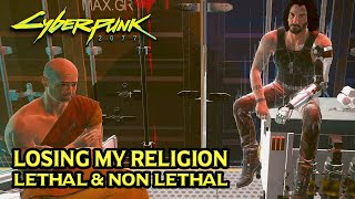 Cyberpunk 2077 - Losing My Religion Side Job Lethal Non Lethal Ending