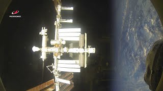 Перестыковка корабля «Союз МС-18» с модуля «Рассвет» на «Наука»
