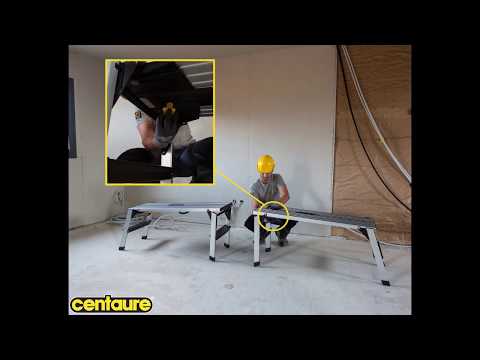 DUARIB - Marchepied TWIN STEP - Format compact : transport et rangement facilités - Plateau avec bandes antidérapantes vidéo