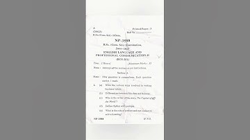 ELPC Question paper june 2023 Ccsu #bscquestionpaper #bsccs #ccsu #computerscience #bscexam