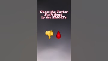 Guess the Song by the Emoji’s #taylorswift #swifties