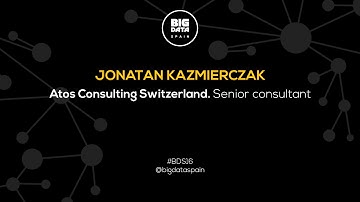 Interview to Jonatan Kazmierczak at Big Data Spain 2016