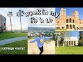 COLLEGE TOURING IN LOS ANGELES: LMU, Chapman, occidental