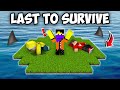 Last to leave island wins 1000 minecraft