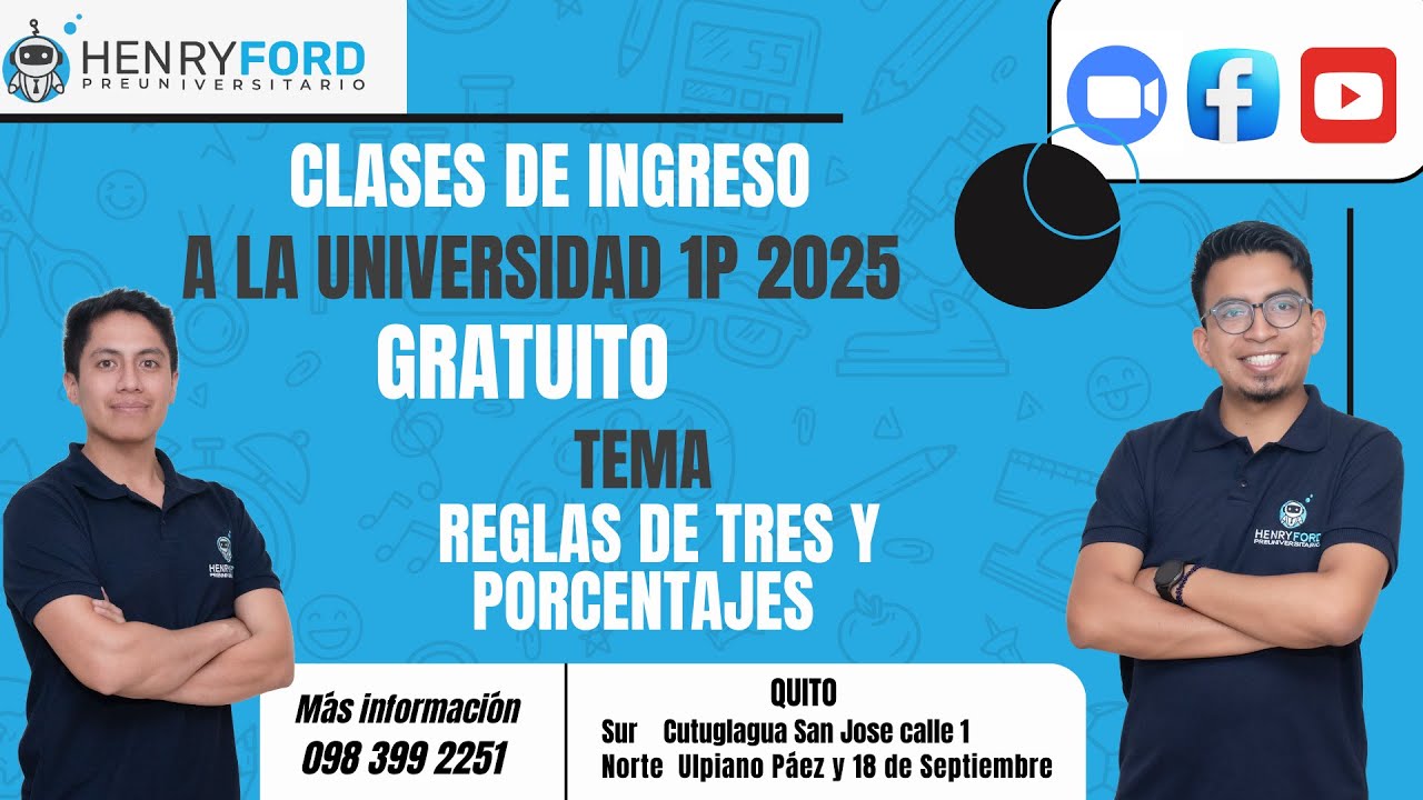 Clase de Razonamiento Numérico | Reglas de Tres y Porcentajes