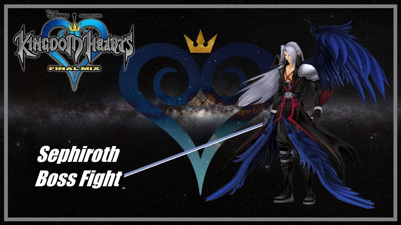 Kingdom Hearts Final Mix | Proud Mode | Sephiroth Boss Fight