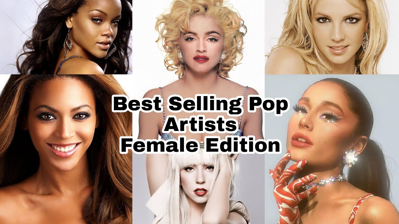 Top 15 Best Selling Female Pop Artists Of All Time #madonna #rihanna # ...