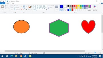 Cách Vẽ Hình bằng ứng dụng Paint trên Máy Tính - Cho người mới