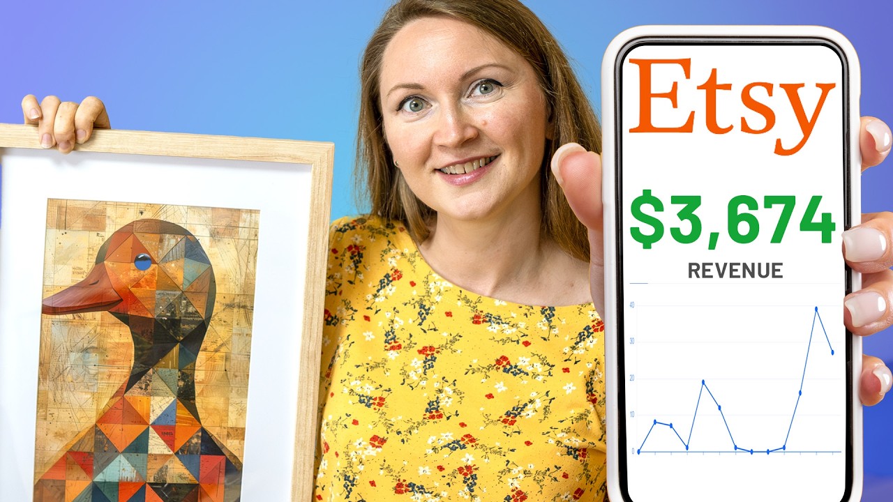 I Tried Selling AI Wall Art Prints for 30 Days (My Print on ...