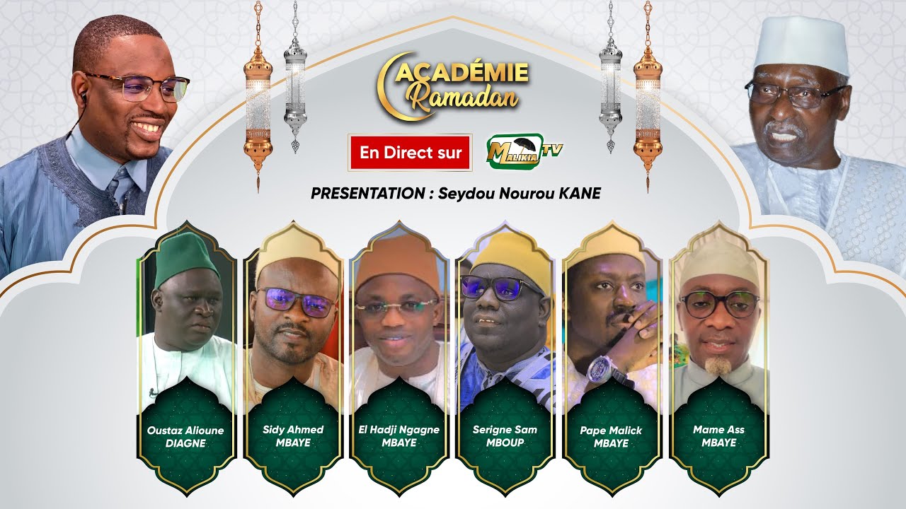 🔴[ DIRECT ] ACADÉMIE RAMADAN - AVEC OUSTAZ ALIOUNE DIAGNE , SERIGNE SAM MBOUP , NGAGNE MBAYE