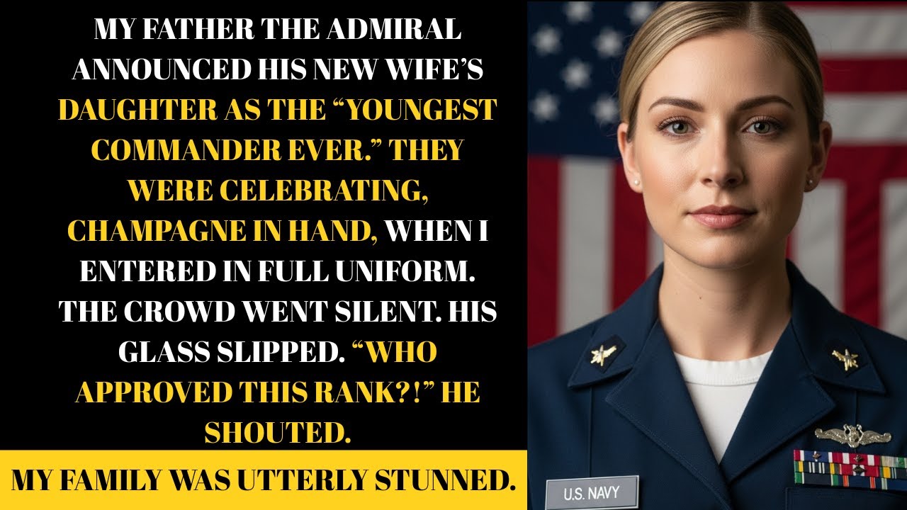 Dad Crowned His Stepdaughter Commander — Then I Walked In With the Real Badge | Revenge Stories