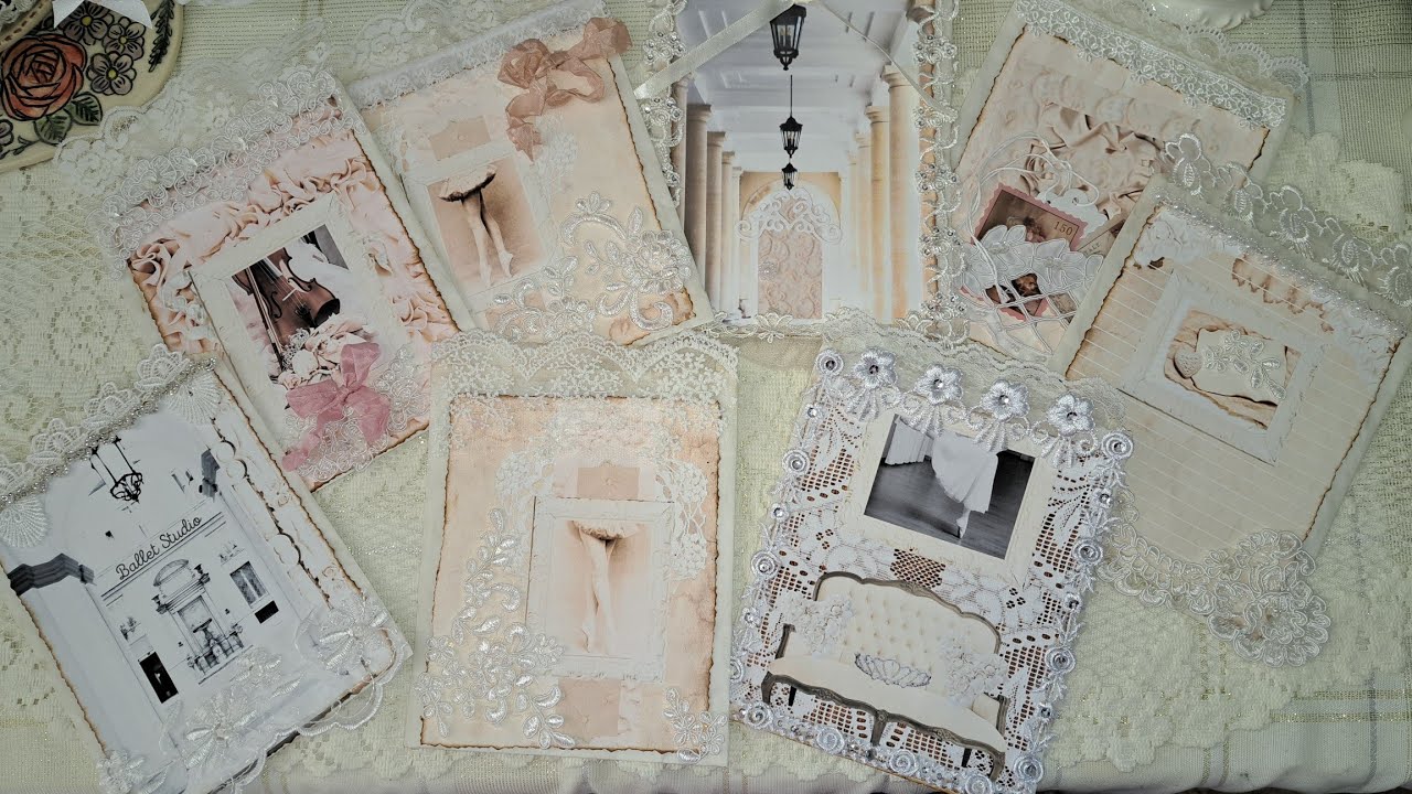 Glassine Bag decorated w/ NerisLaces DT project share Part 1 YouTube