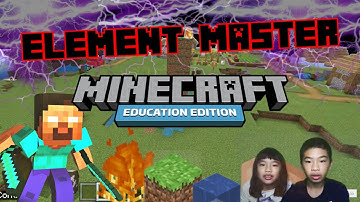 How to Code MINECRAFT: *ELEMENT MASTER* in Minecraft: Education Edition with PYTHON