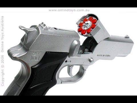 Toy Semi-Automatic Metal Cap Gun - Model - YouTube