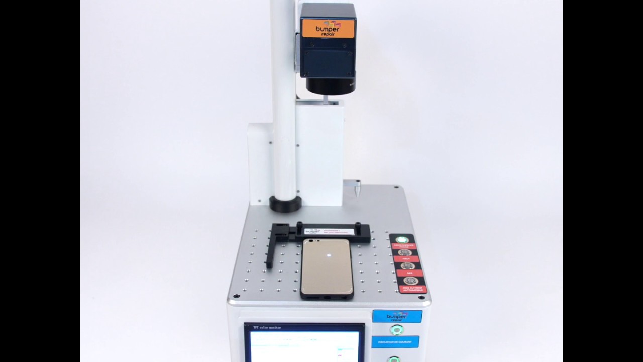 Nouvelle machine laser qui répare les iphones et GRAVE sur tout les
